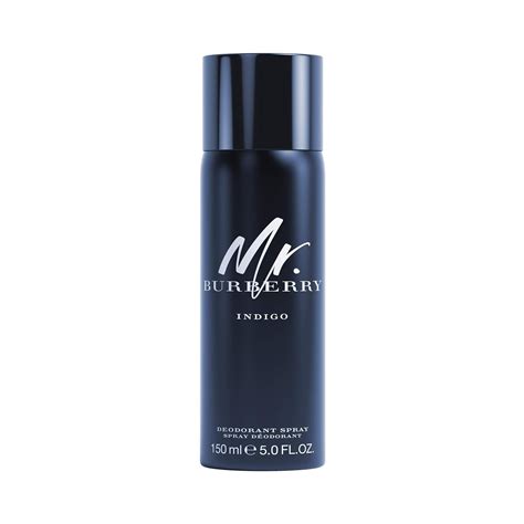 mr burberry deo spray|BURBERRY Indigo Deodorant Spray, 5 Fl oz.